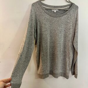 Madewell Gray Lightweight Crewneck Sweater
